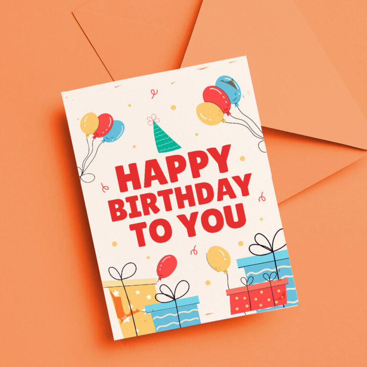 Custom Greeting Card Birthday Card by DFW Stickers in Forth Worth